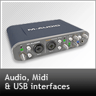 Audio, Midi & USB interfaces
