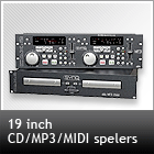 19 inch CD/MP3/MIDI spelers
