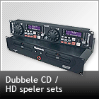 Dubbele CD/HD speler sets