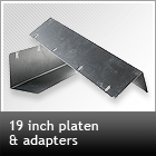 19 inch platen/adapters