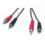 HQ 2x RCA male - 2x RCA male 1.50 meter