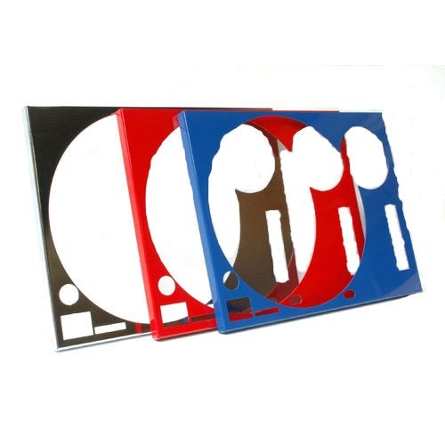  Prodjuser Technics Deckplate Metallic Rood (2 stuks) 
