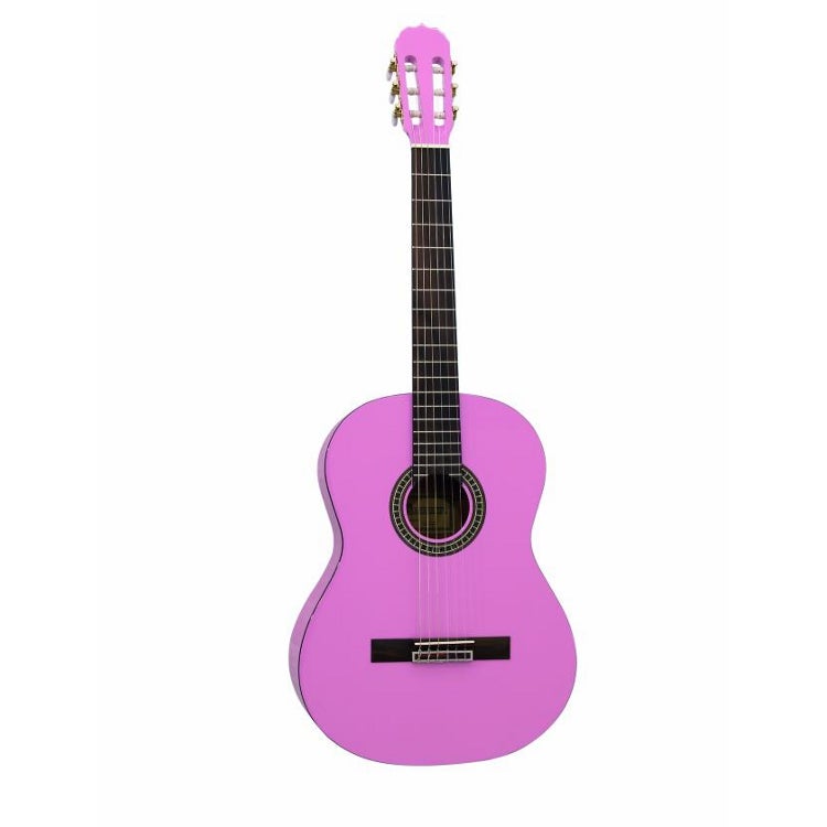 Dimavery AC 300 akoestische gitaar roze
