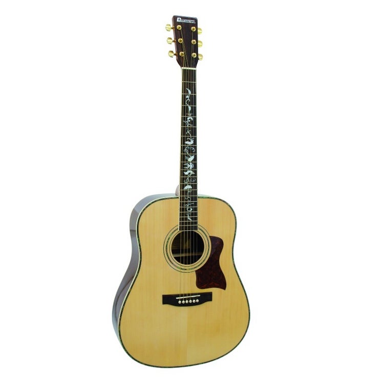 Dimavery DR 500 solid top westerngitaar naturel