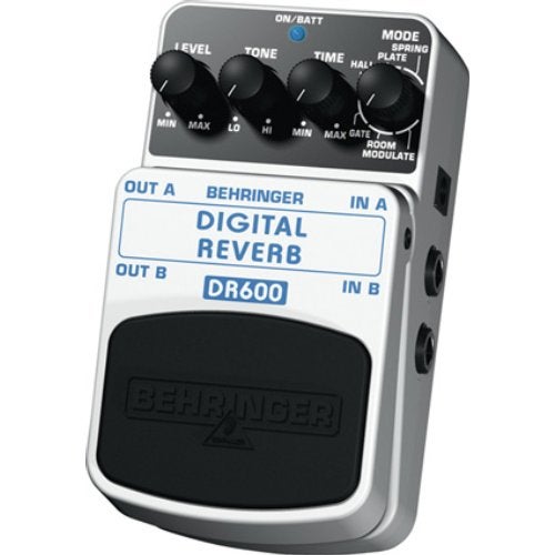 Lees meer... : Behringer Dr600 Digital Reverb delay Effect Pedaal