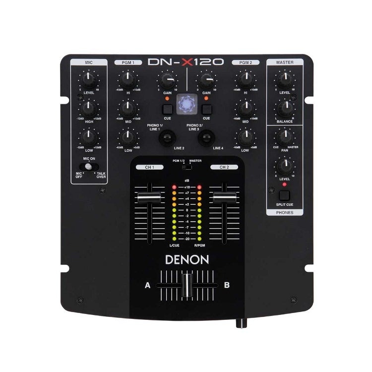 Denon DN-X120 2 kanaals desktop DJ mixer