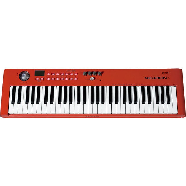 Icon Neuron 6 USB Midi Keyboard En Controller Rood