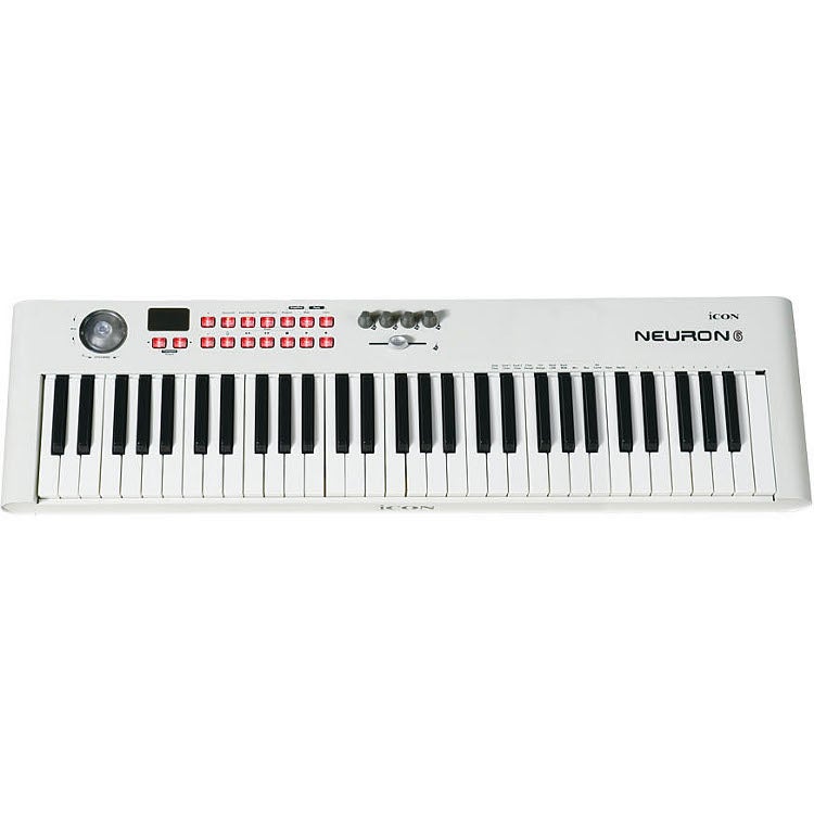 Icon Neuron 6 USB Midi Keyboard En Controller Wit