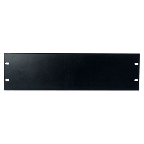 K M 49423 aluminium blindplaat zwart U profiel 3HE
