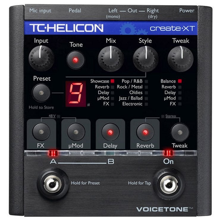 Lees meer... : Tc Helicon Voicetone Create Xt Effect Pedaal