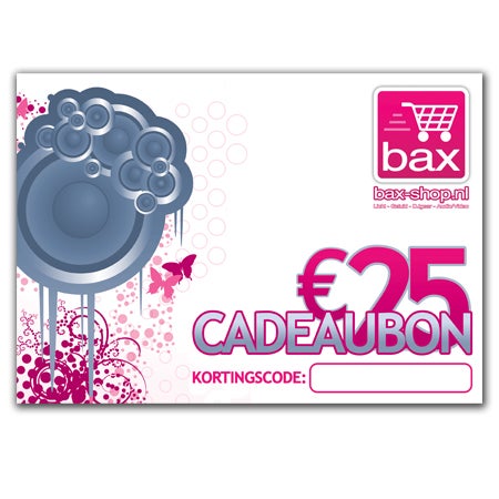 Bax cadeaubon E 25,