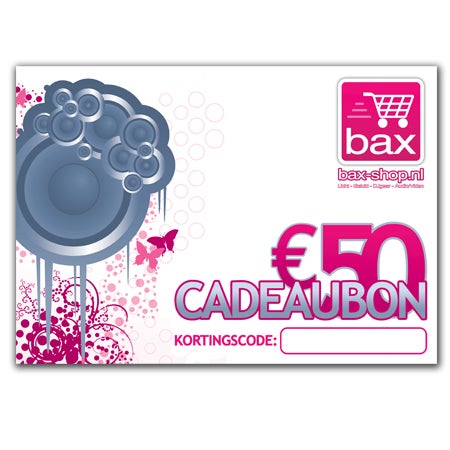Bax cadeaubon E 50,