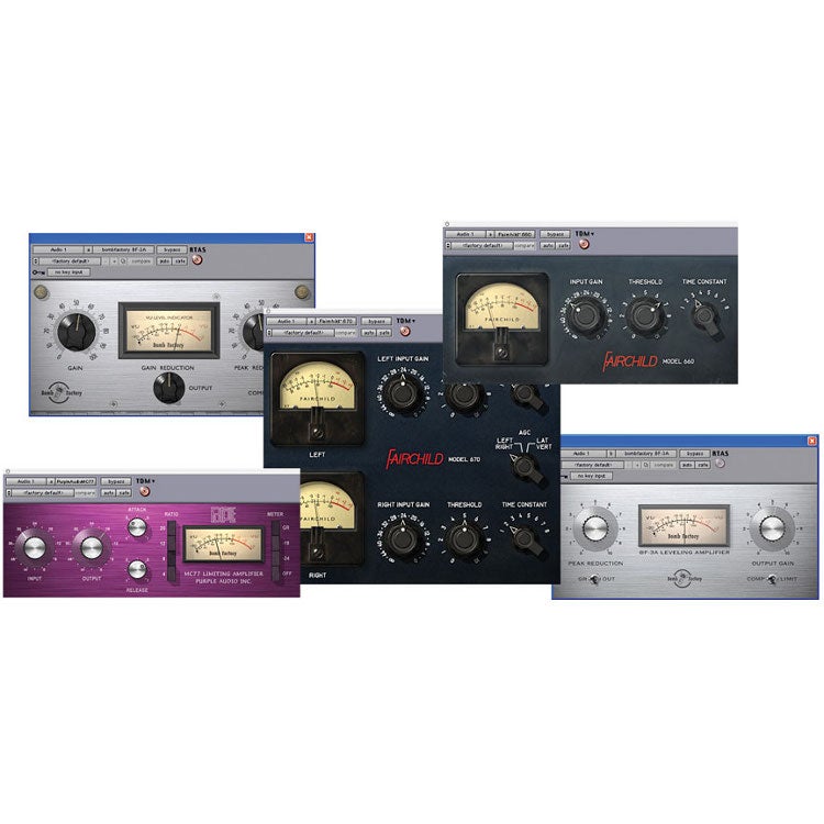Digidesign Classic Compressors bundel plug in voor Protools