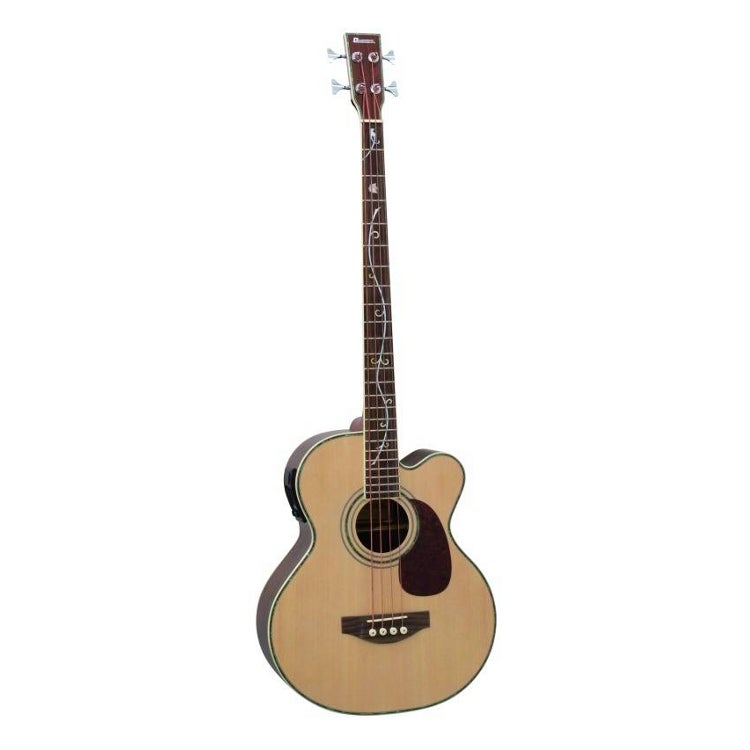 Lees meer... : Dimavery Ab400 Semi akoestische Basgitaar Naturel