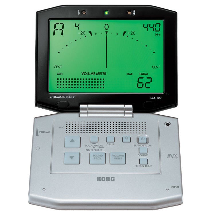 Lees meer... : Korg Lca 120 Digitaal Chromatisch Stemapparaat