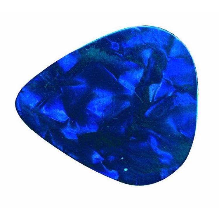 Lees meer... : Dimavery Plectrum 1.5 Mm Parel Effect Blauw