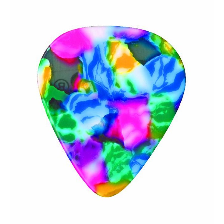 Lees meer... : Dimavery Plectrum 0.46 Mm Parel Effect Gekleurd