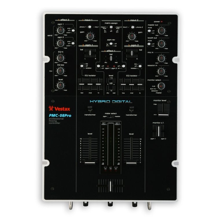  Vestax PMC-08 PRO Professionele digitale DJ mixer 