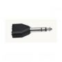 Adapter jack 6.35mm stereo - 2x jack 3.5mm stereo female