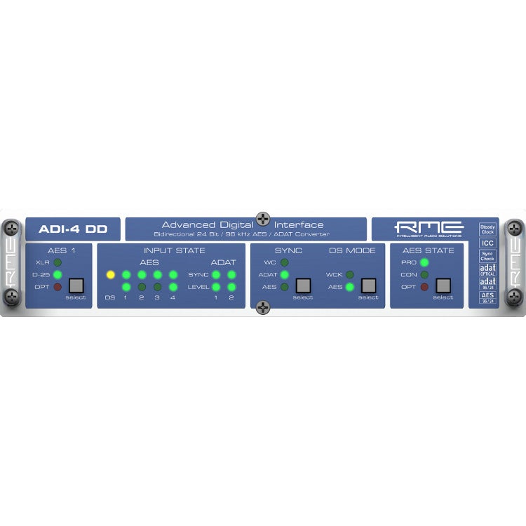 Lees meer... : Rme Adi 4 Dd 8 Kanaals Aes ebu Naar Adat Converter