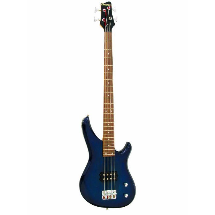 Dimavery SB 201 elektrische basgitaar blueburst