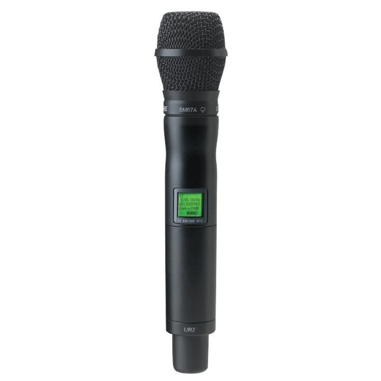 Lees meer... : Shure Uhf r Ur2 Sm87a Draadloze Handheld Microfoon
