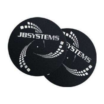  JB Systems Slipmats zwart/wit (2 stuks) 