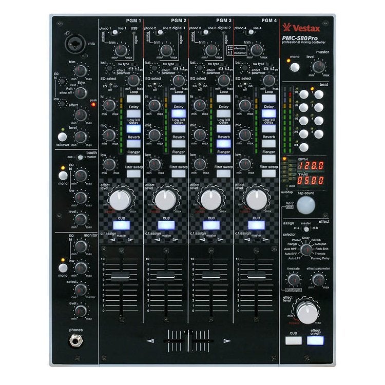 Lees meer... : Vestax Pmc 580 Digitale Mixer
