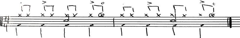 Reggae drummen - Steppers-ritme