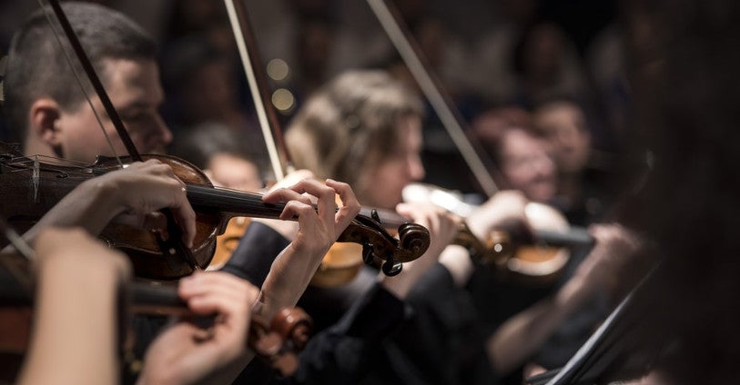 Orkest-muziek maken voor een pop-song