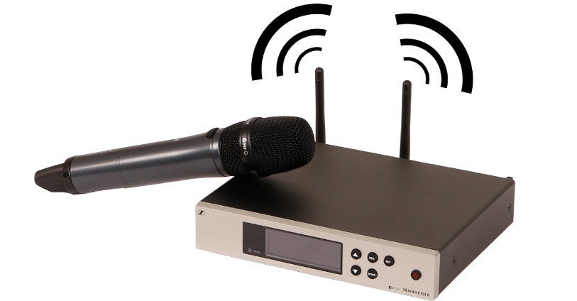 Frequenties draadloze microfoons vanaf 1 januari 2020
