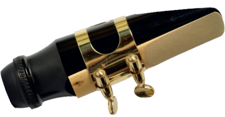 Imelod Reinigingsset voor saxofoon alt/tenor, klarinet, fluit en andere blaas- en houten blaasinstrumenten, inclusief etui, reinigingsdoeken (4x) en mondstukborstel, kleur: lichtblauw