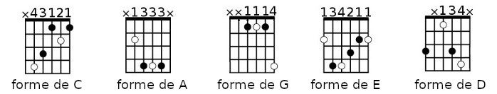 Barré et formes d’accord transposables