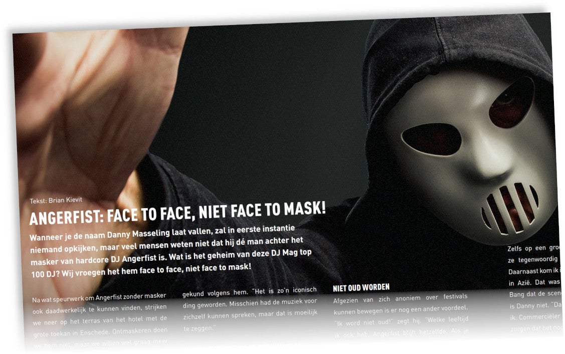 Interview Angerfist: Face to face, niet face to mask