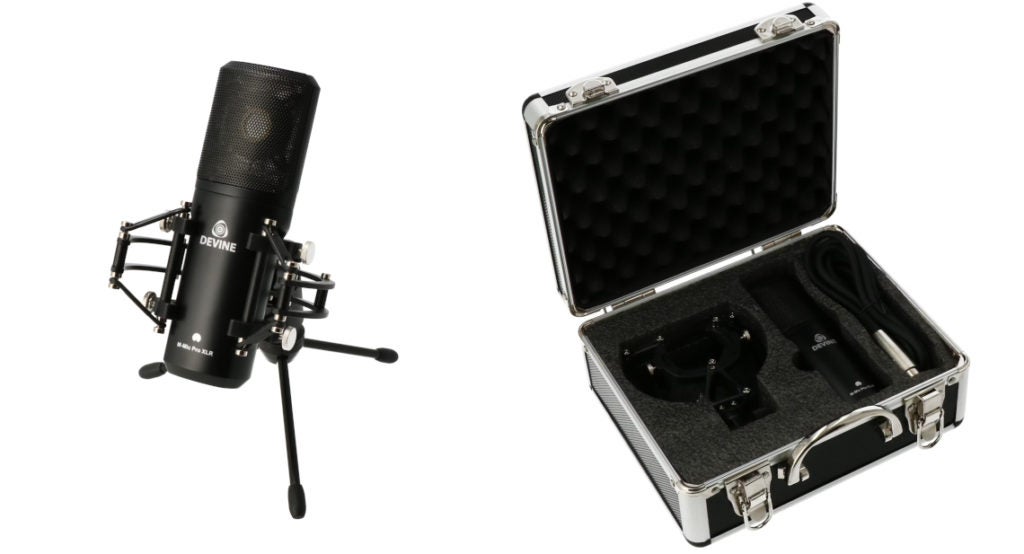 Review Devine M-Mic Pro XLR condensatormicrofoon | Bax Music Blog