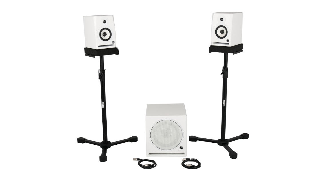 Review Devine RX-5A White Set + Sub studiomonitoren en statieven