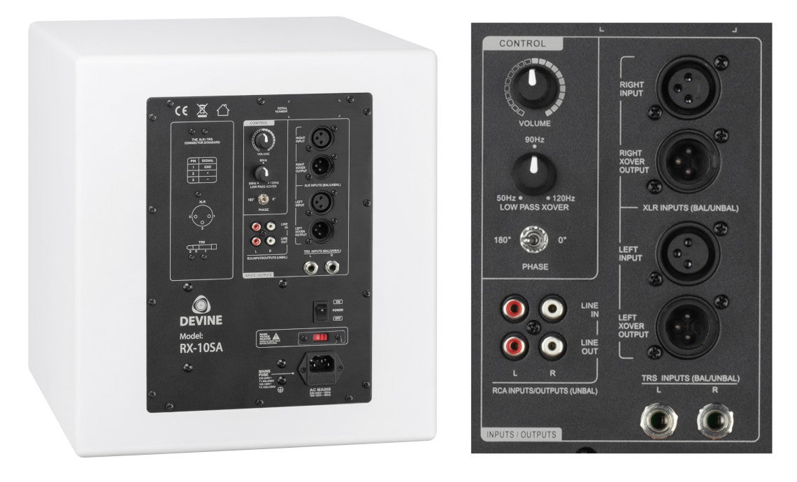 Review Devine RX-5A White Set + Sub studiomonitoren en statieven