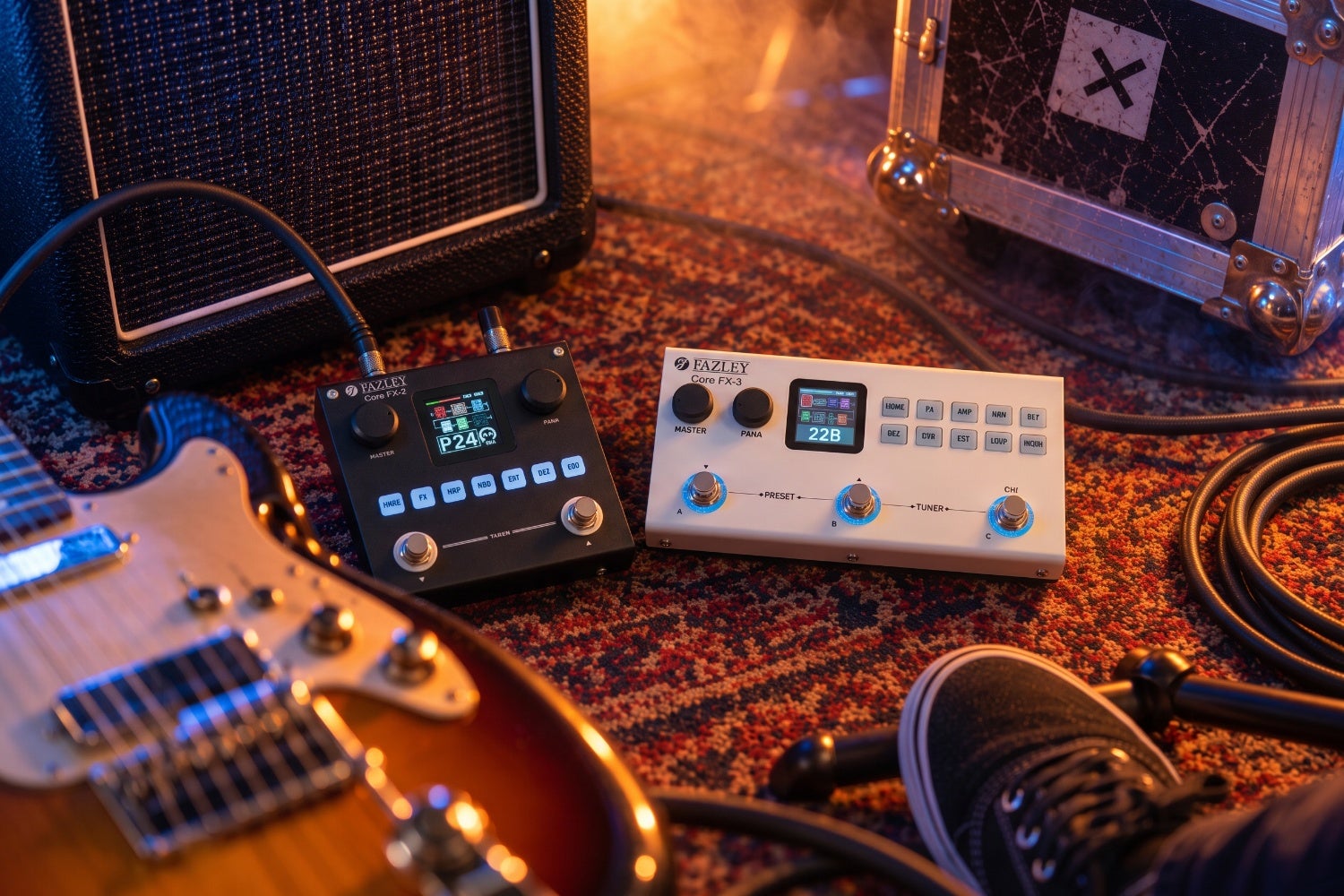 Fazley Core-FX2 of Core-FX3: welk multi-effect past bij jou?