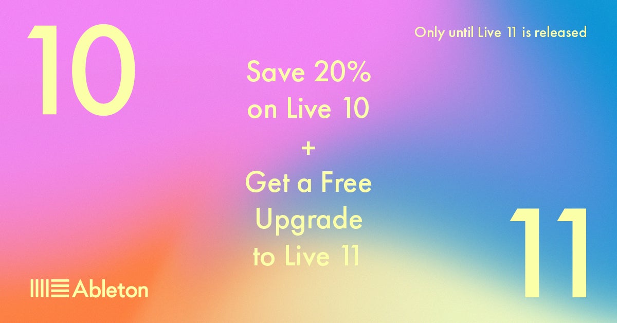 Ableton Live 11 in 2021! Live 10 gaat in de uitverkoop!