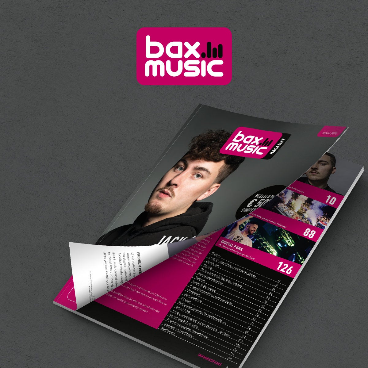 Bax Music Magazine 2020 komende week op de mat