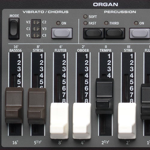 Heb ik een piano met drawbar-functie nodig?