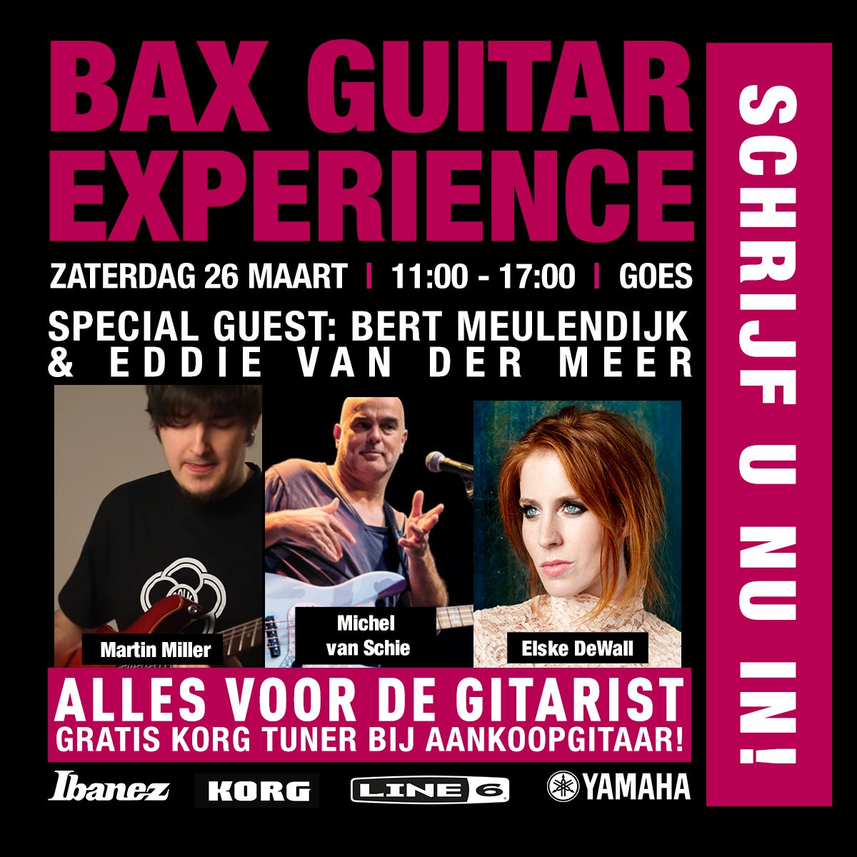 Elske DeWall en Michel van Schie komen naar Bax-shop in Goes Elske DeWall en Michel van Schie komen naar Bax-shop in Goes