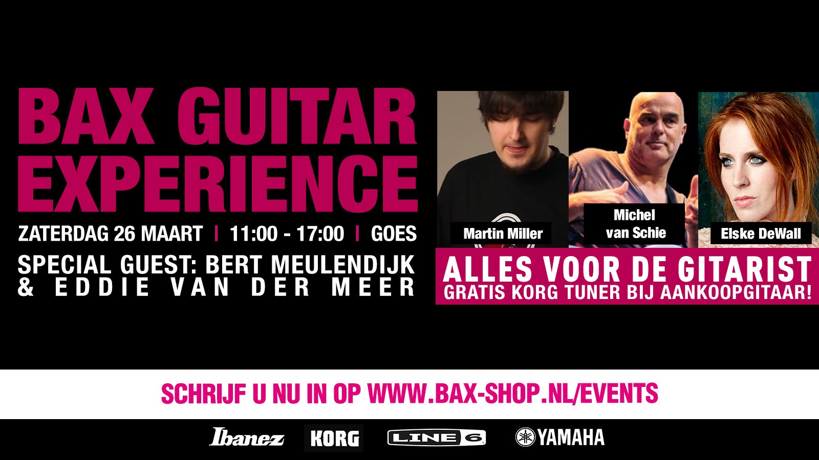 Elske DeWall en Michel van Schie komen naar Bax-shop in Goes Elske DeWall en Michel van Schie komen naar Bax-shop in Goes