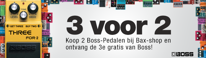Koop 2 BOSS Compact Pedals, en ontvang er 1 GRATIS van BOSS