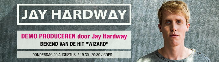 Bax-shop | 20 augustus demo produceren door Jay Hardway
