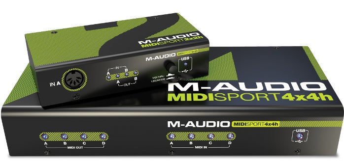 M-Audio MIDISport Hub 2x2 en 4x4