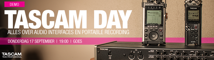 Demo 17 september: Tascam day
